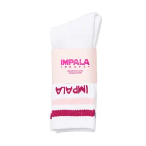 Impala Skate Crew Socks 3pk - Pastel Stripe