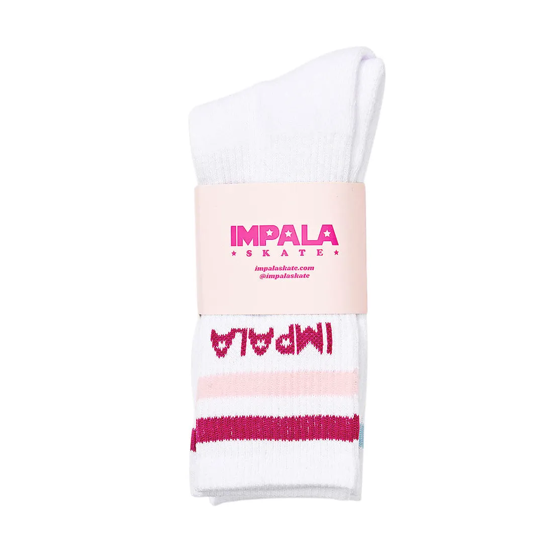 Impala Skate Crew Socks 3pk - Pastel Stripe