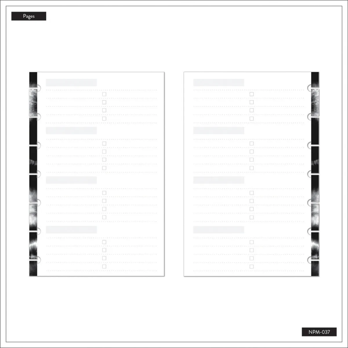 *IMPERFECT* Happy Planner Modern Impression Fitness Mini Notebook - Dot Grid