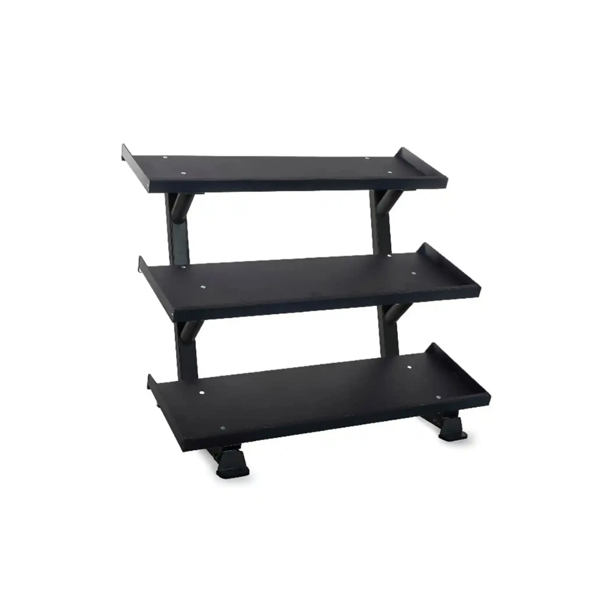 Inflight Fitness 3-Tier Tray Style Dumbbell Rack | 54 Inches