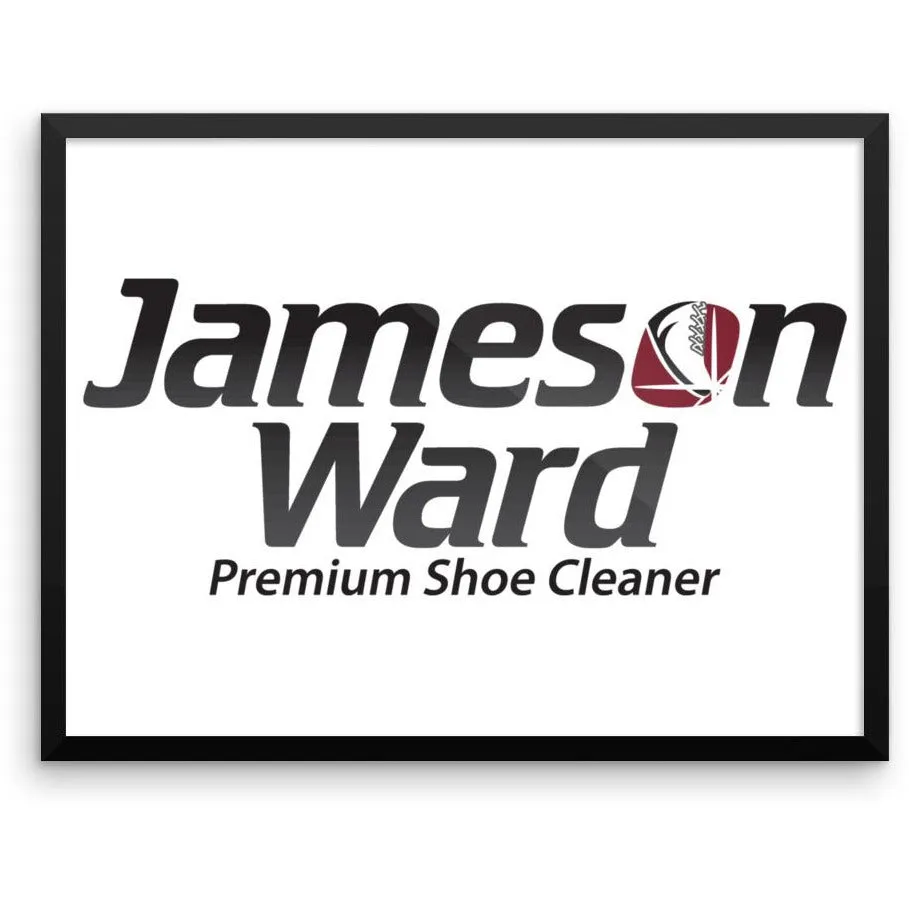 Jameson Ward Premium Shoe Cleaner Framed photo paper poster