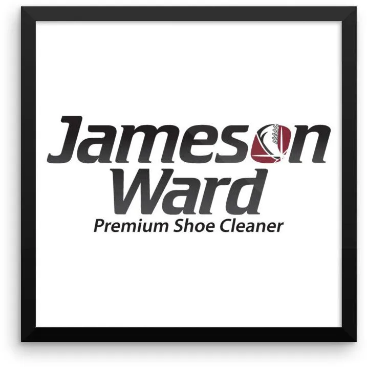 Jameson Ward Premium Shoe Cleaner Framed photo paper poster