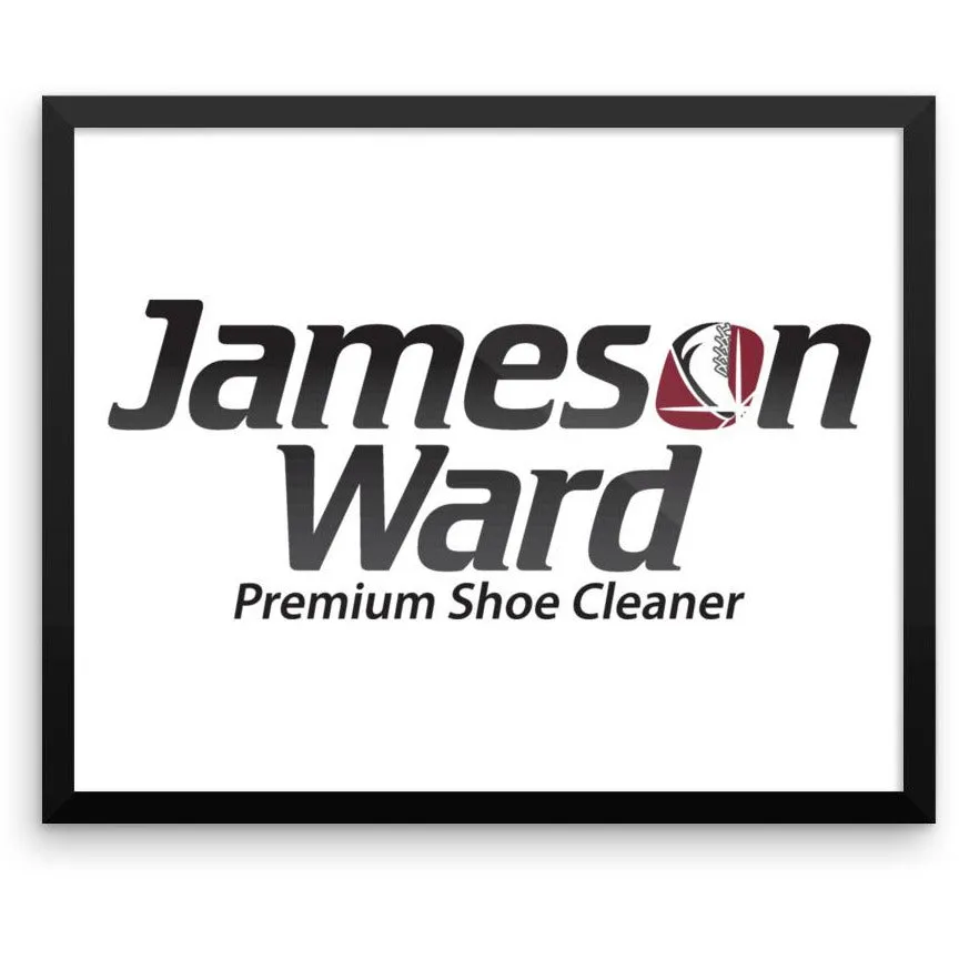 Jameson Ward Premium Shoe Cleaner Framed photo paper poster