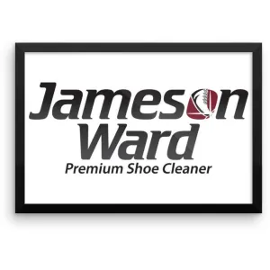 Jameson Ward Premium Shoe Cleaner Framed photo paper poster