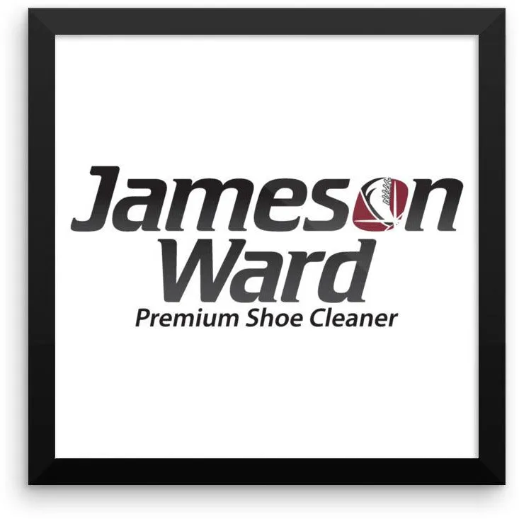 Jameson Ward Premium Shoe Cleaner Framed photo paper poster