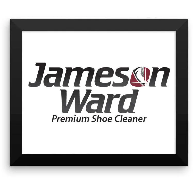 Jameson Ward Premium Shoe Cleaner Framed photo paper poster