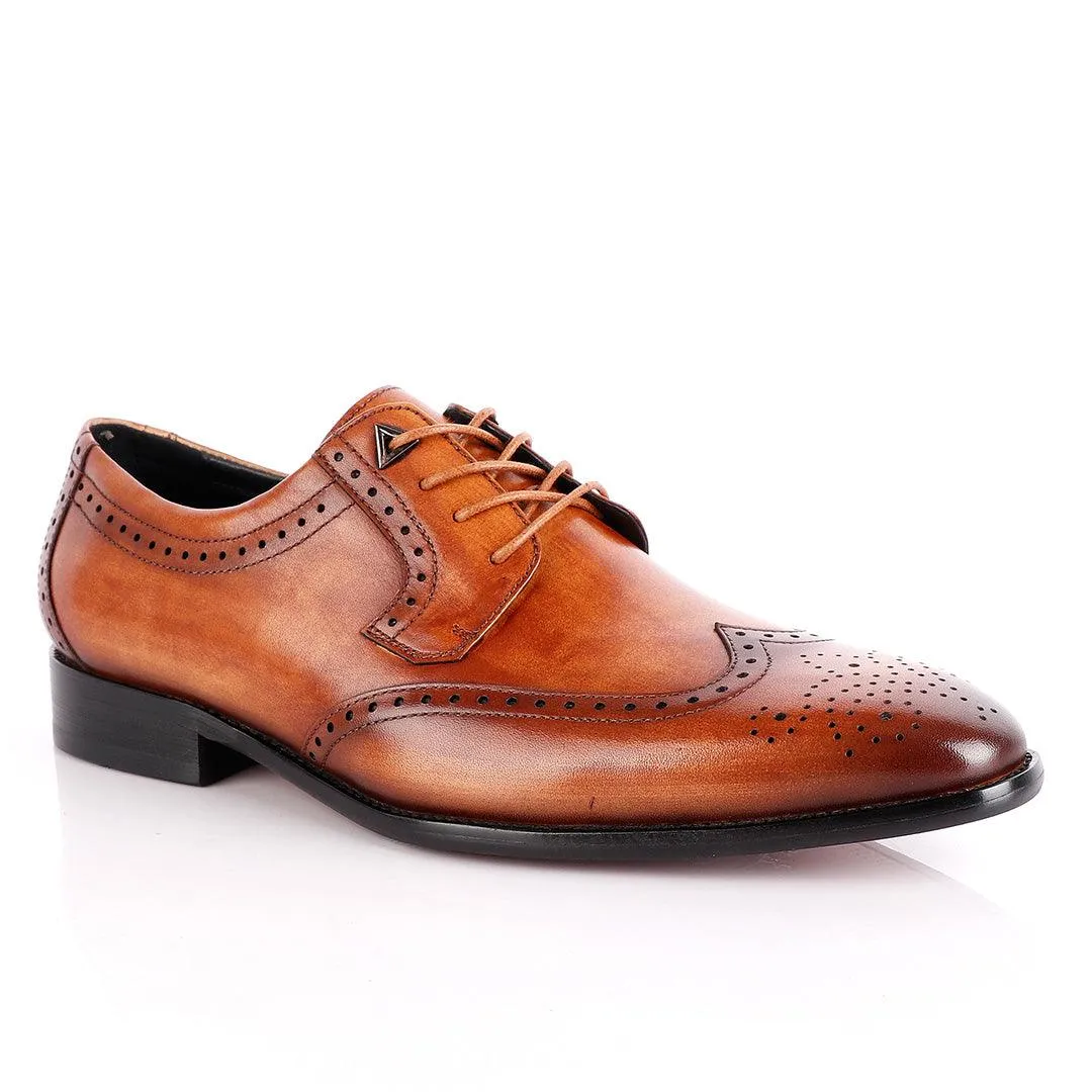 John Foster Brown Derby Lace Up Brogues