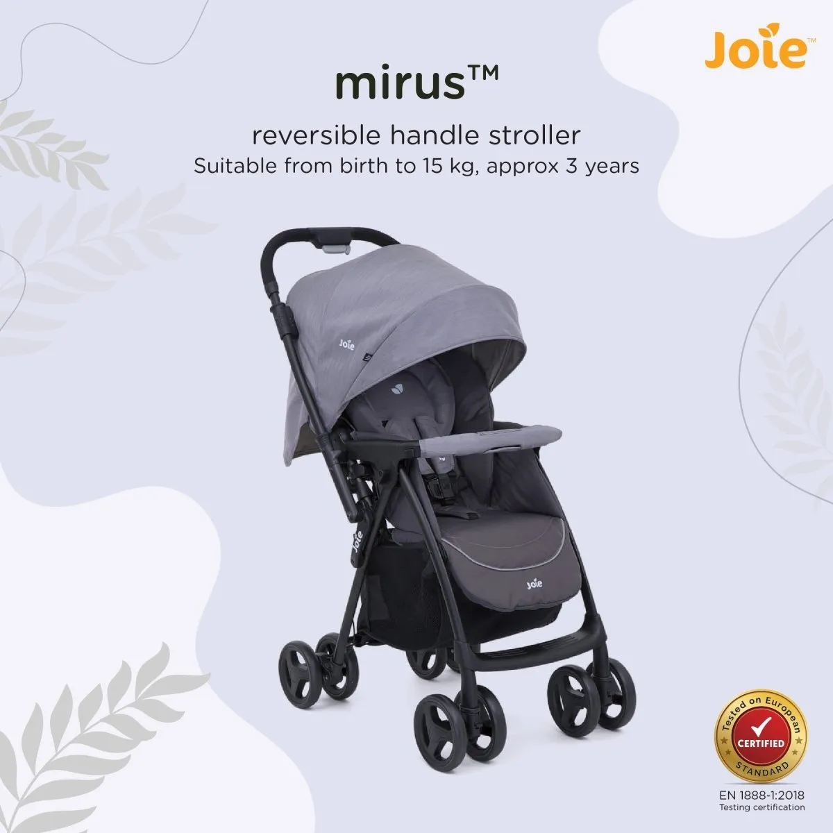 Joie Mirus Stroller Dark Pewter