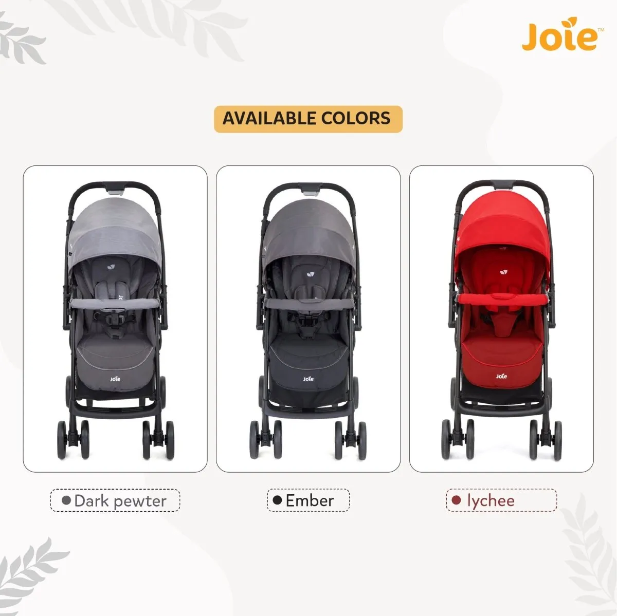 Joie Mirus Stroller Dark Pewter