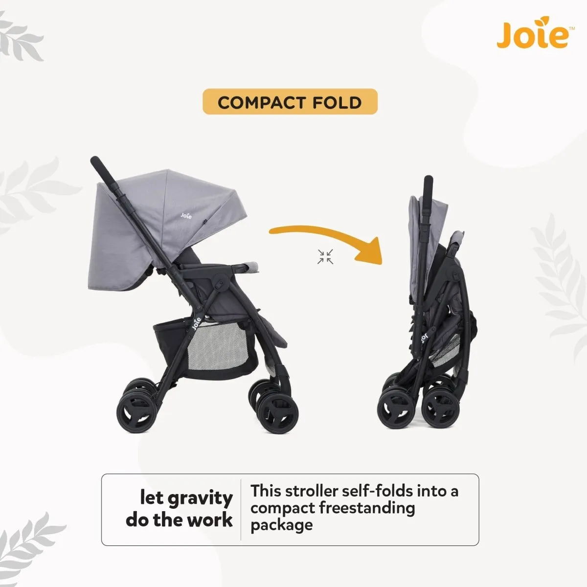 Joie Mirus Stroller Dark Pewter