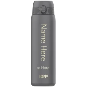 Leak Proof 1 Litre Thermal Steel Water Bottle, Personalised, Insulated, 1L