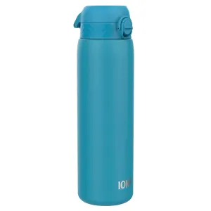 Leak Proof 1 Litre Thermal Water Bottle, Insulated, Blue, 1L