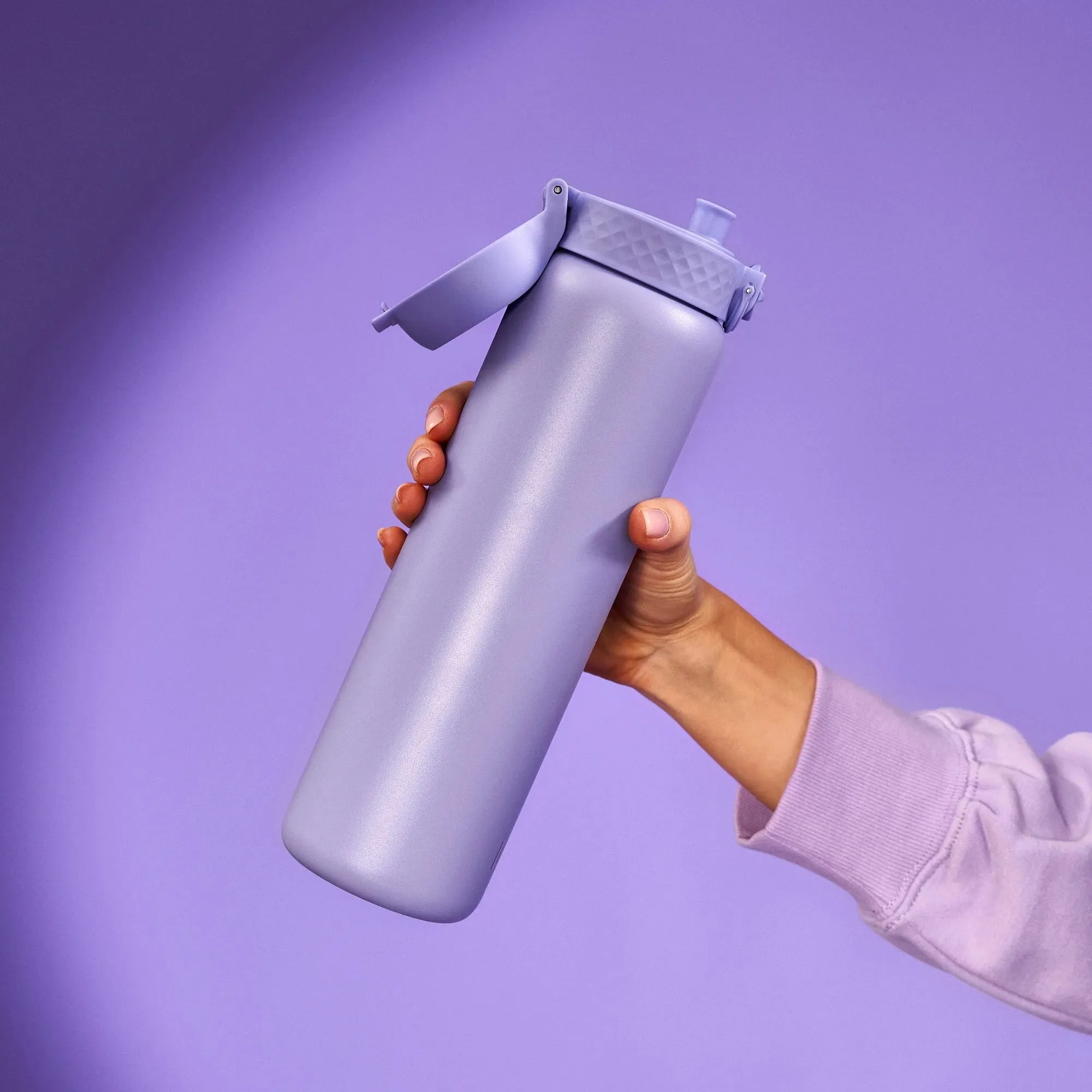 Leak Proof 1 Litre Thermal Water Bottle, Insulated, Light Purple, 1L