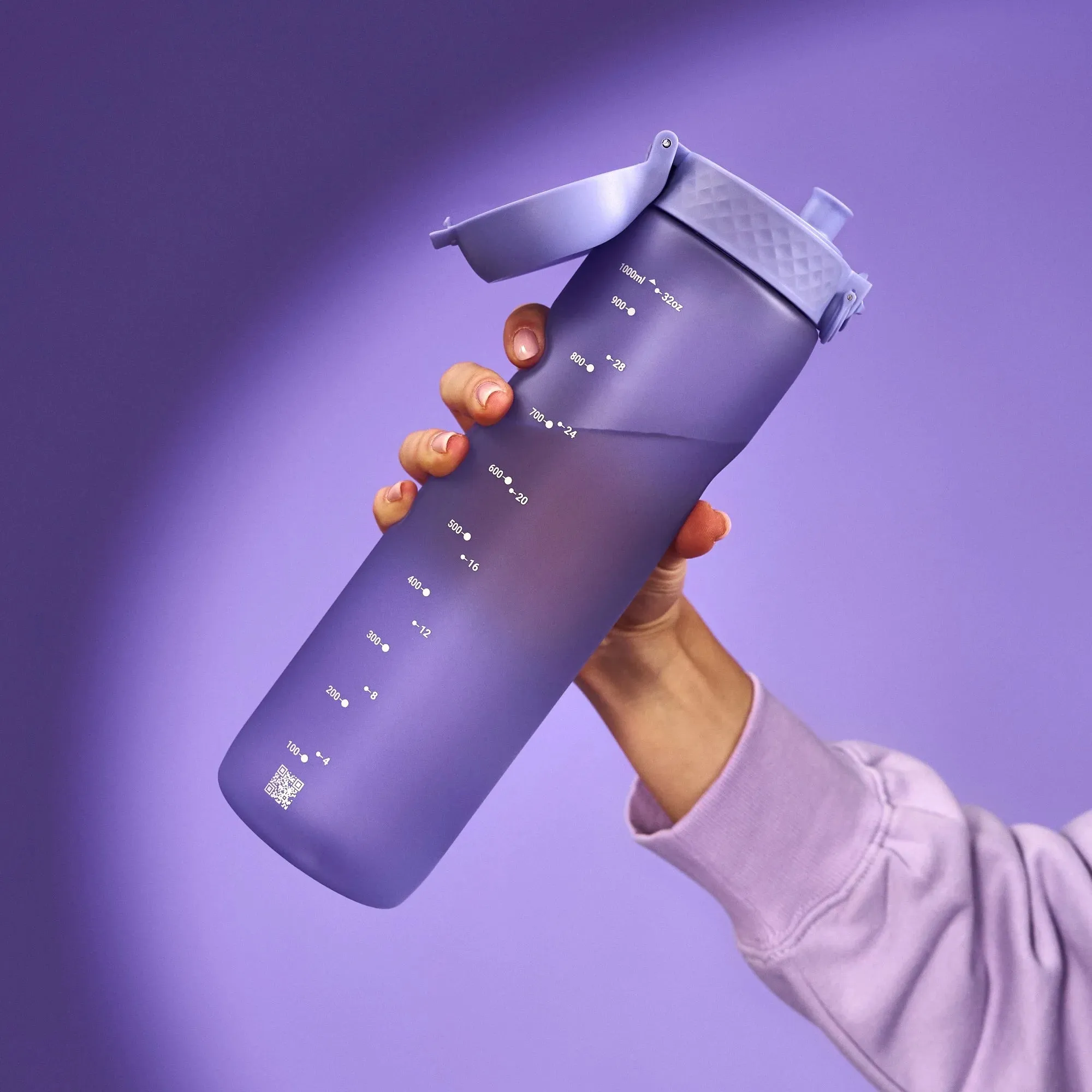 Leak Proof 1 litre Water Bottle, Recyclon, Light Purple