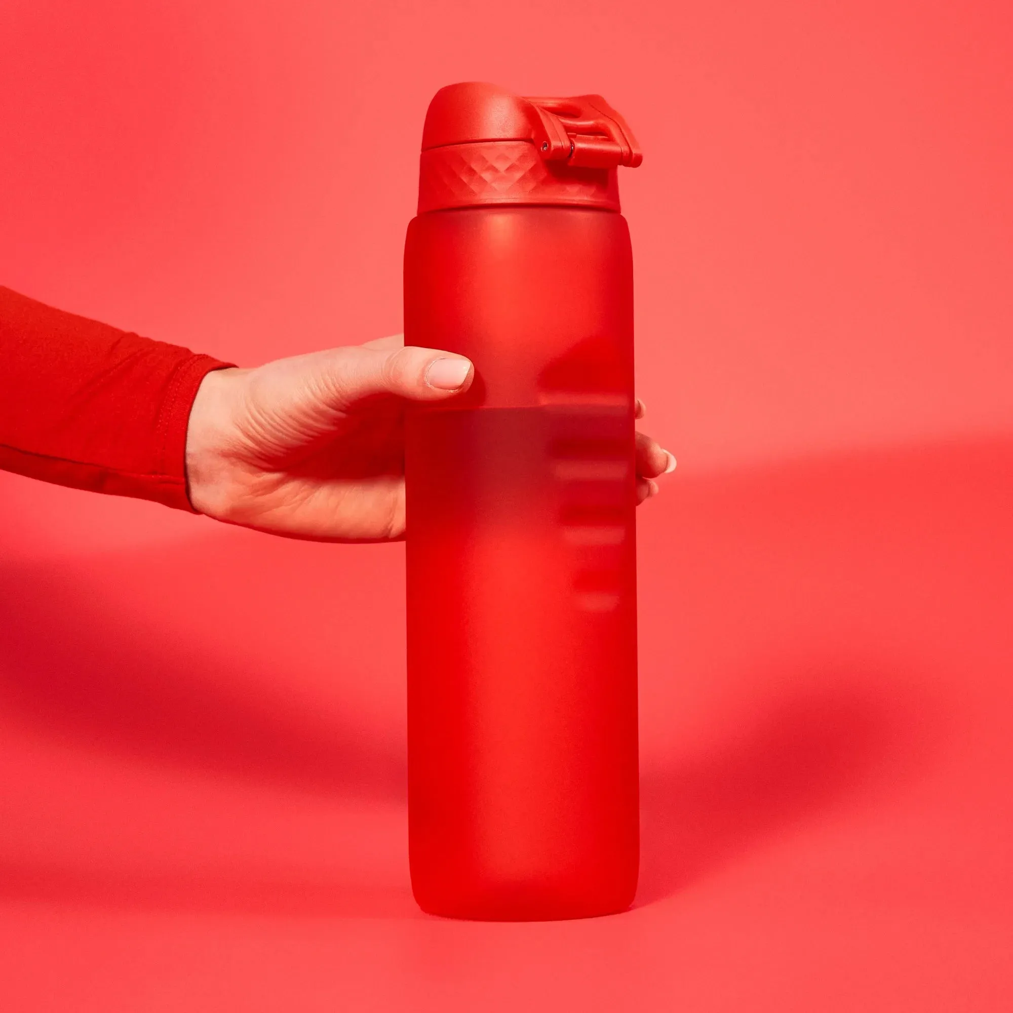 Leak Proof 1 litre Water Bottle, Recyclon, Red