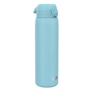 Leak Proof 1 Litre Water Bottle, Stainless Steel, Alaskan Blue, 1L