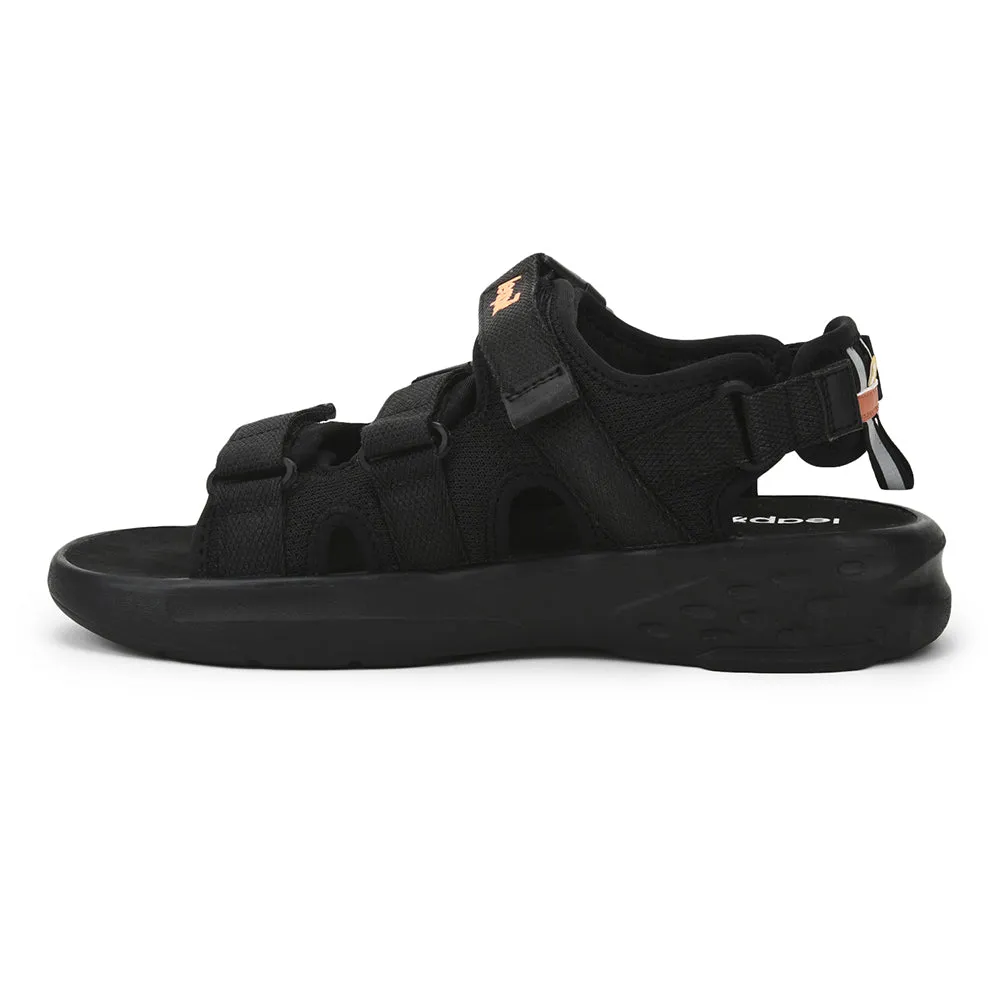 Leap7x By Liberty Men PEDRO-M Black Sporty Casual Sandal