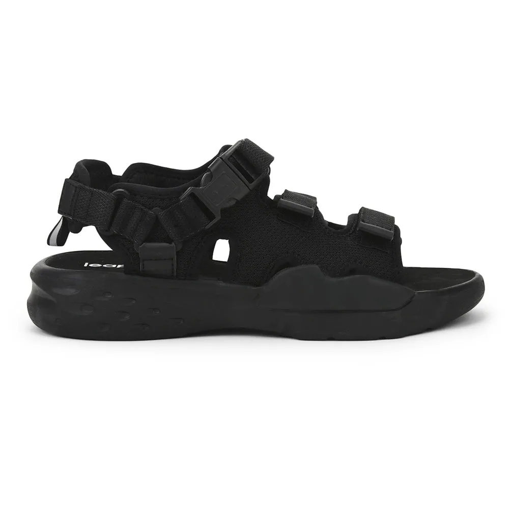 Leap7x By Liberty Men PEDRO-M Black Sporty Casual Sandal