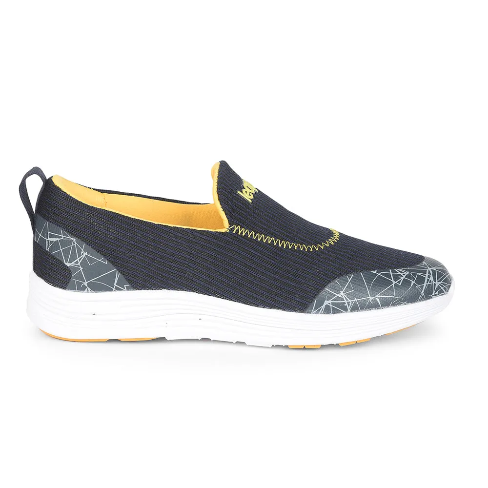 Leap7x Non Lacing Navy Blue Casual Slip on Shoes For Women TRACY By Liberty