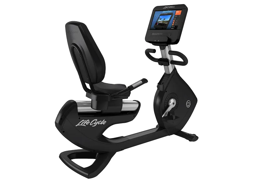 Life Fitness Platinum Club Series Recumbent Lifecycle Exercise Bike