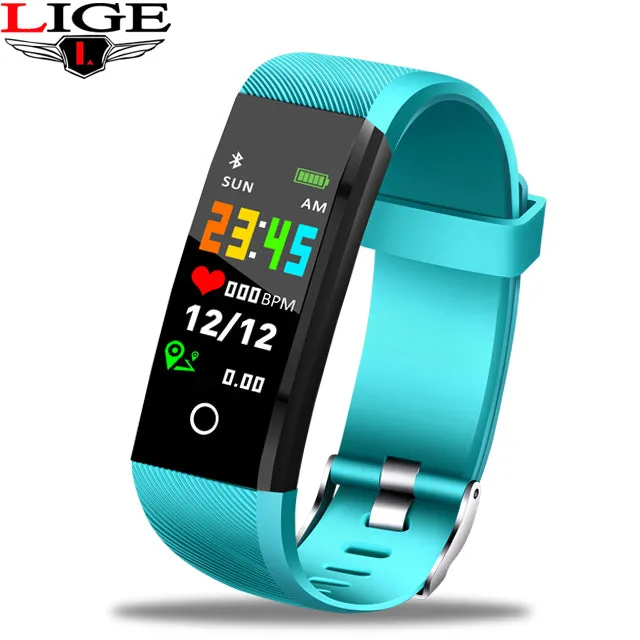 LIGE 2019 Smart Fitness Watch with Heart Rate Monitor, Pedometer, Call & Message Notifications & More