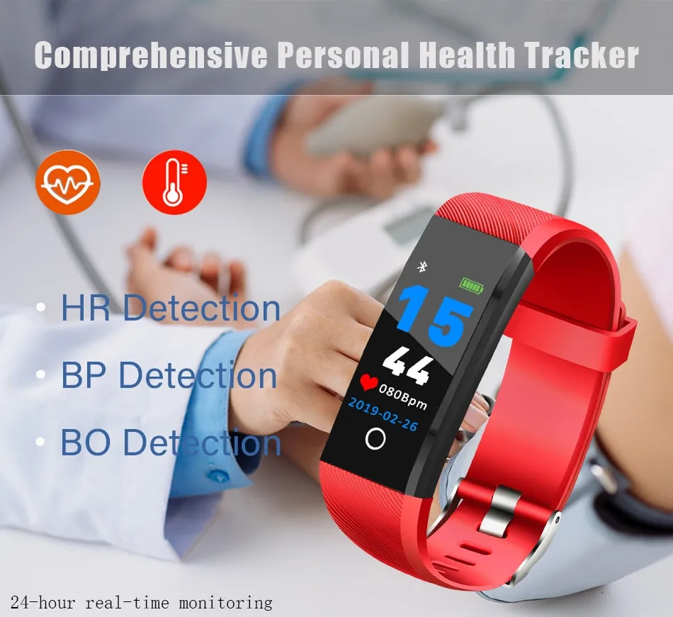 LIGE 2019 Smart Fitness Watch with Heart Rate Monitor, Pedometer, Call & Message Notifications & More