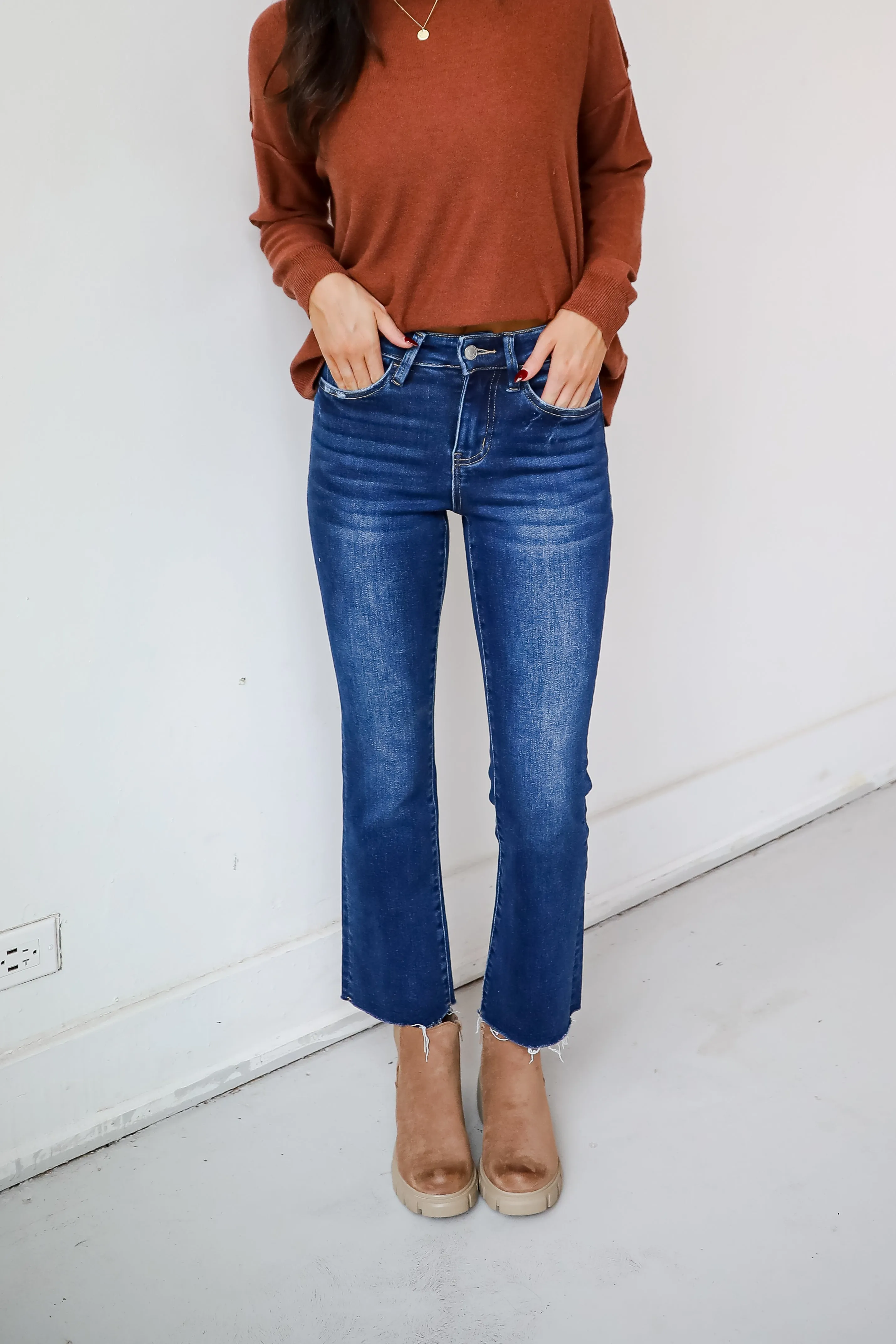 Lizzie Medium Wash High-Rise Bootcut Jeans