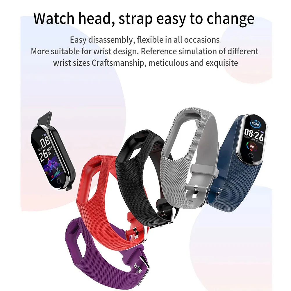 M8 Smart Watch (Fitness Bracelet with Heart Rate, Blood Pressure and Blood Oxygen Monitoring)