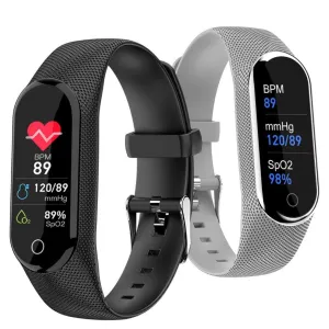 M8 Smart Watch (Fitness Bracelet with Heart Rate, Blood Pressure and Blood Oxygen Monitoring)