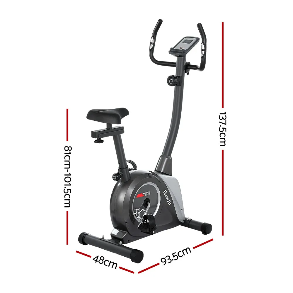 Magnetic Resistance Exercise Bike with Pulse Monitor - Everfit