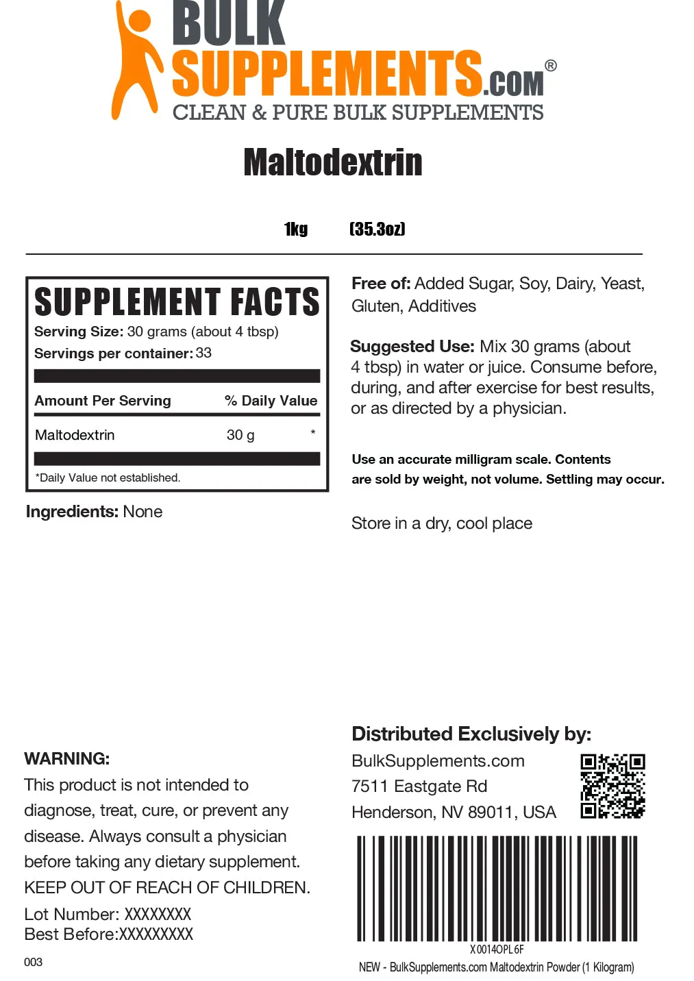 Maltodextrin Powder