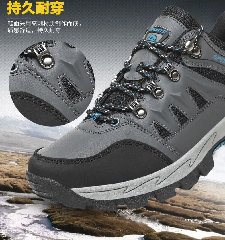 Men Outdoor Hiking Boots Durable & Comfortable Mountaineering Shoes | A20