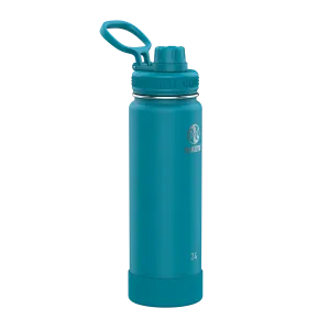 Mystic Blue Actives Water Bottle With Spout Lid