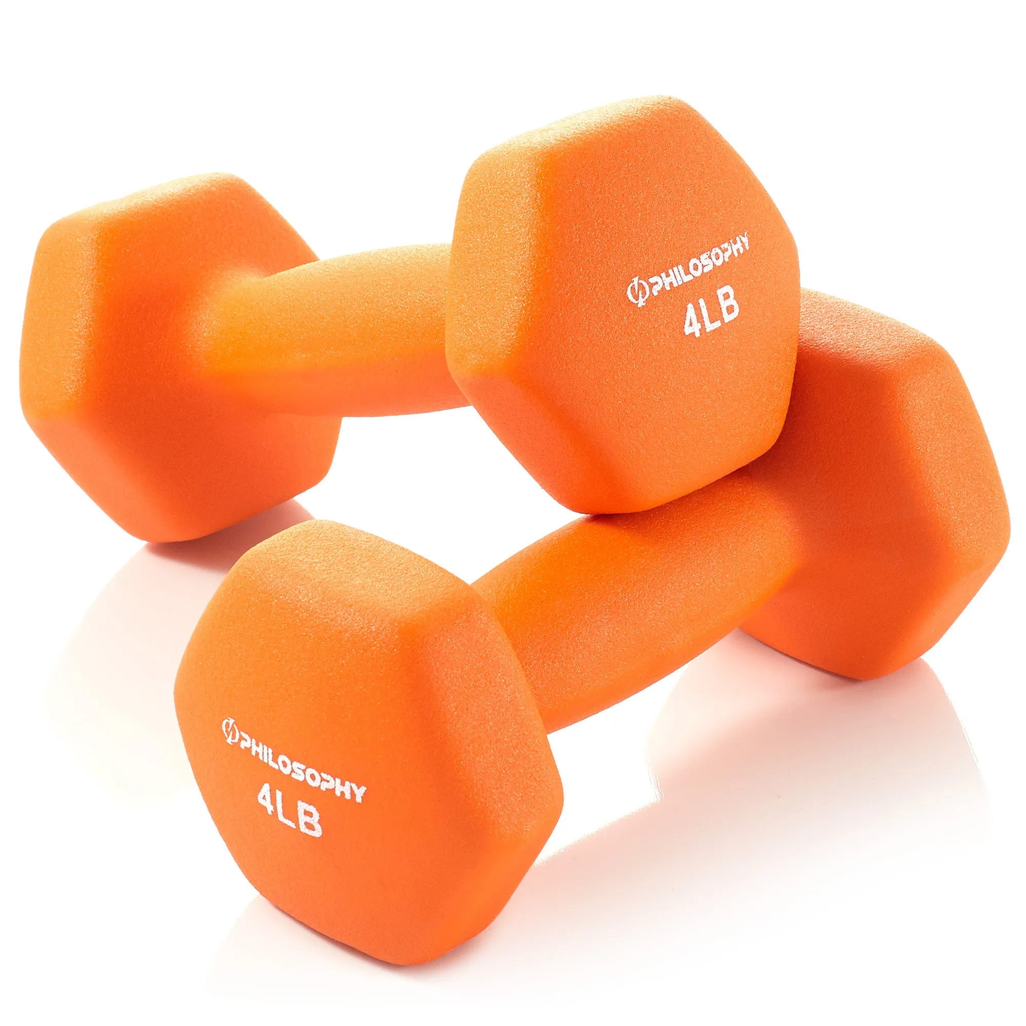 Neoprene Dumbbell Hexagon Hand Weights, Set of 2 - Strength Training