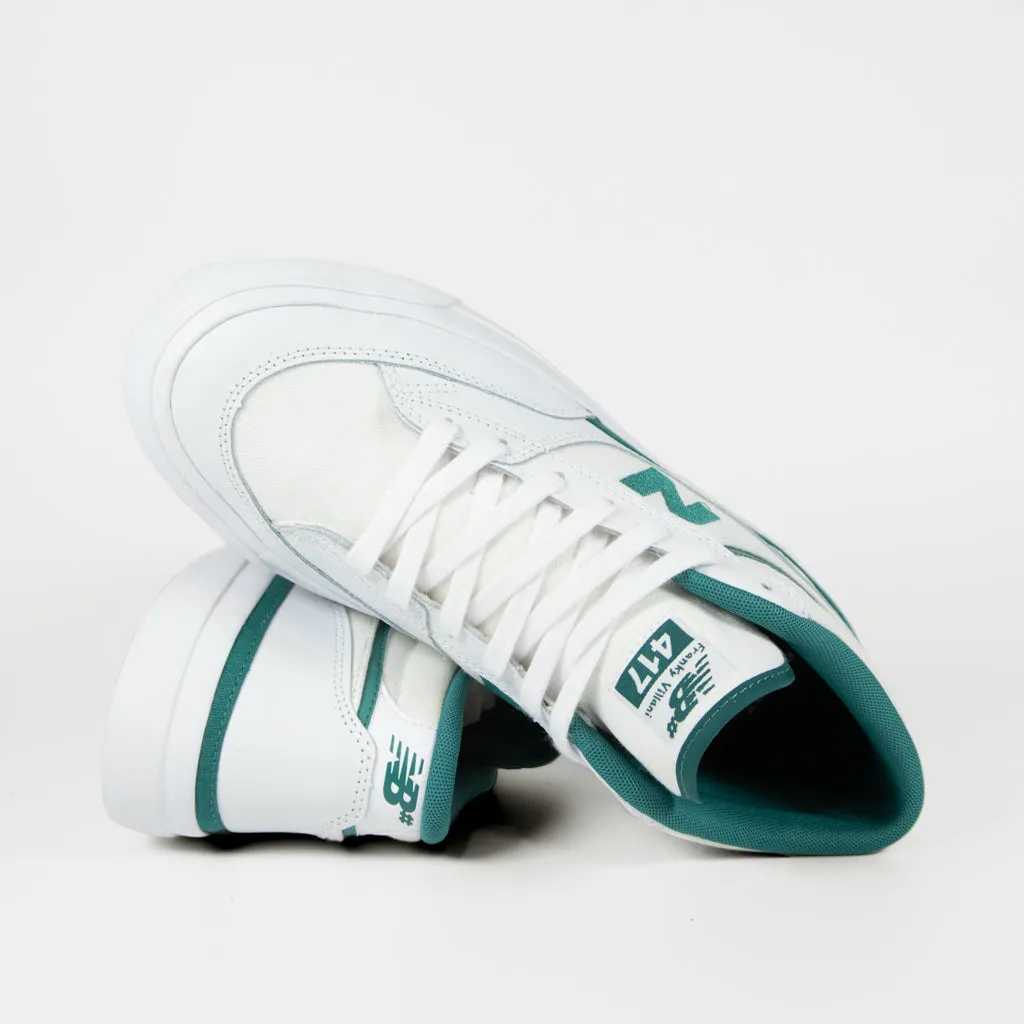 New Balance Numeric - 417 Franky Villani Shoes - White / Vintage Teal