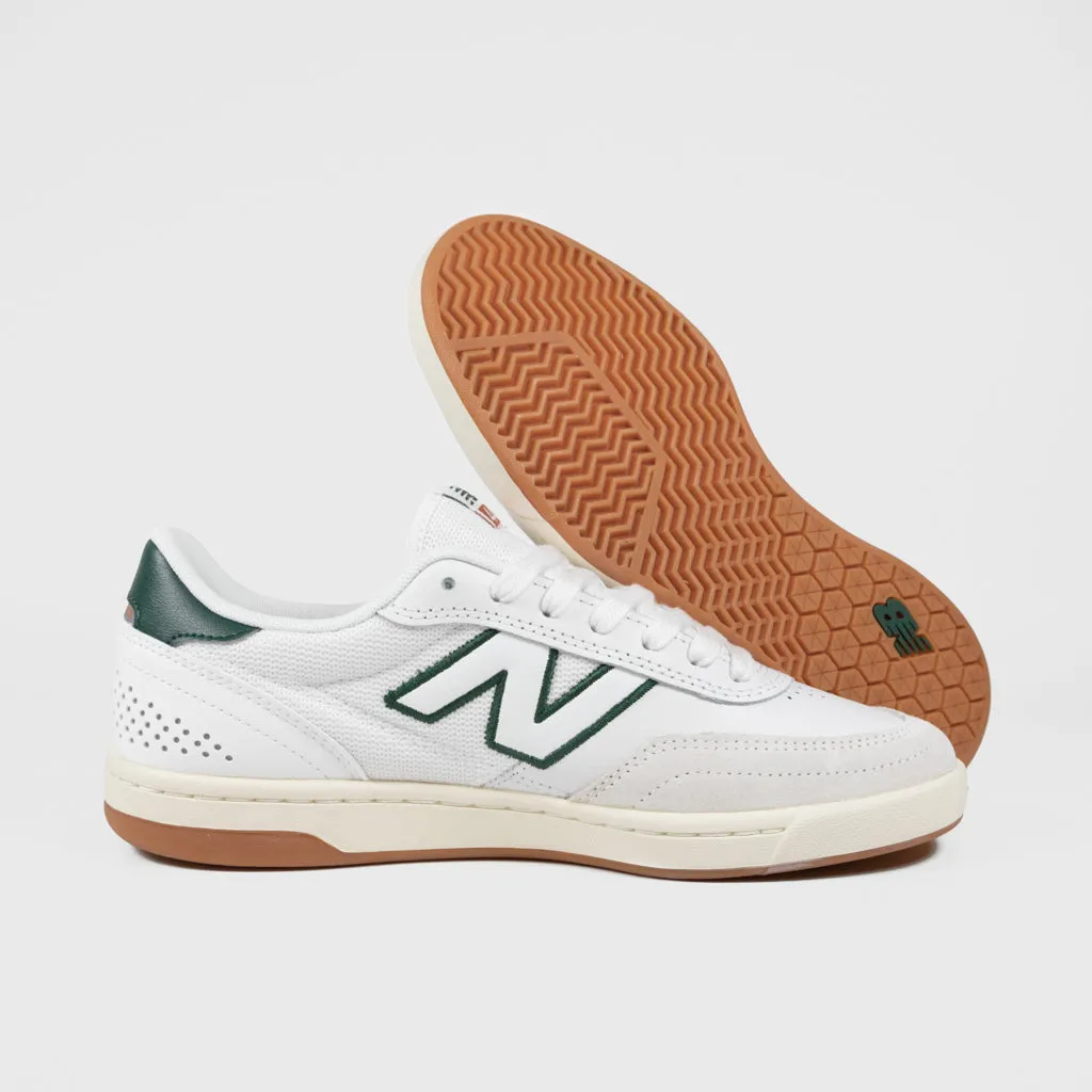 New Balance Numeric - 440 V2 Shoes - White / Green