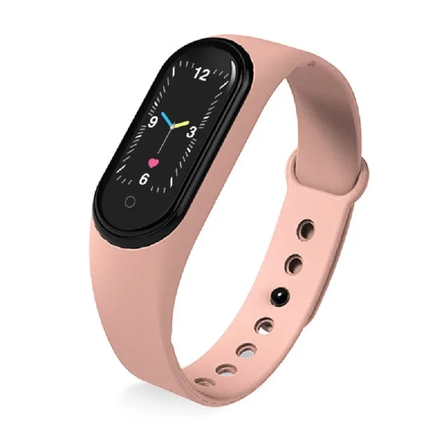 New M5 Smart Fitness Watch for Men & Women with Play Music Function