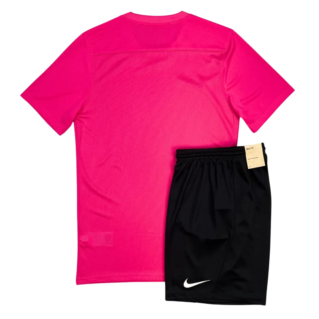 Nike Dri-Fit Tshirt / Shorts Set - Pink / Black