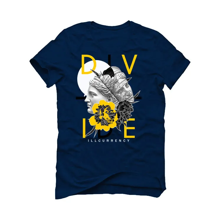 Nike Dunk Low “Michigan” | illcurrency Navy Blue T-Shirt (Divide)