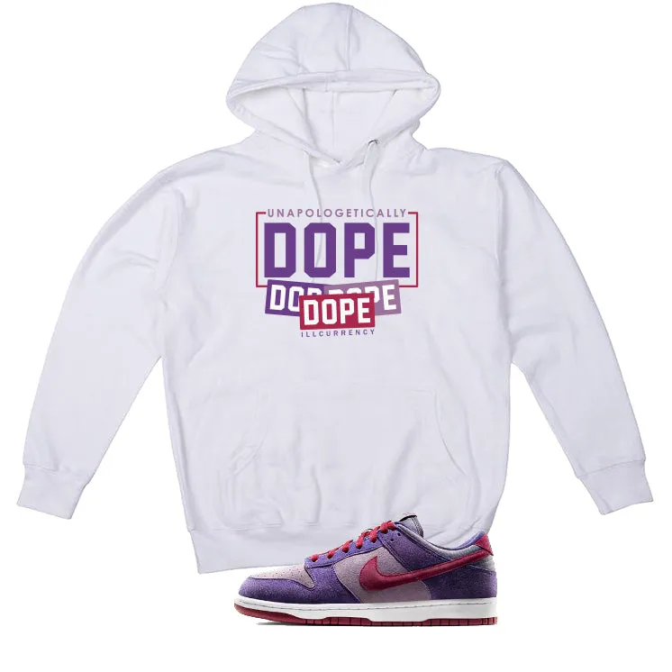 Nike Dunk Low “Plum” | illcurrency White T-Shirt (DOPE)