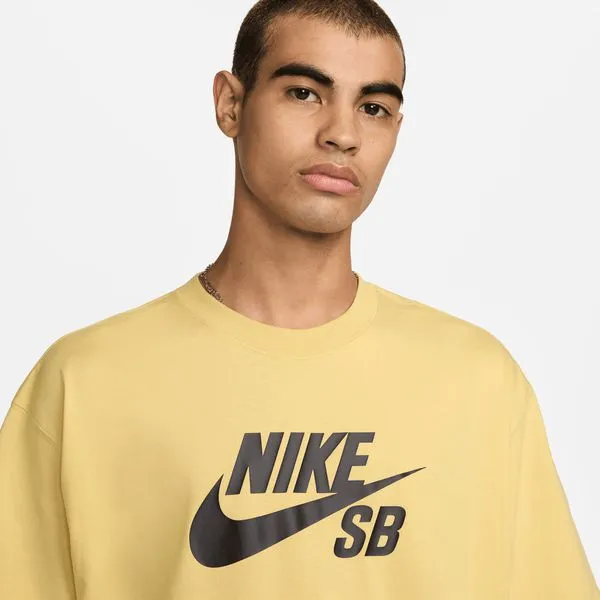 Nike SB Logo Skate Tee Saturn Gold