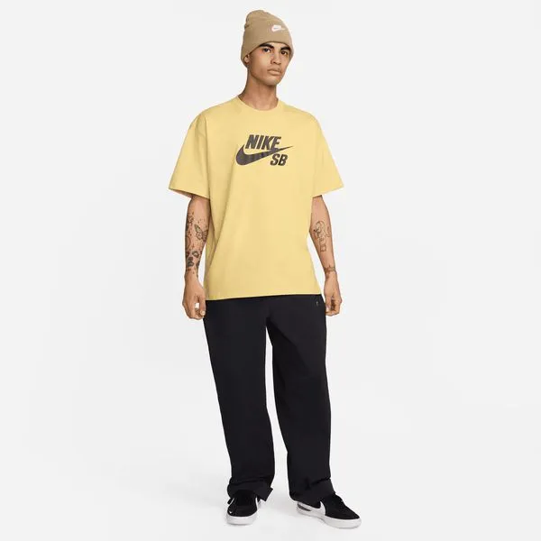 Nike SB Logo Skate Tee Saturn Gold