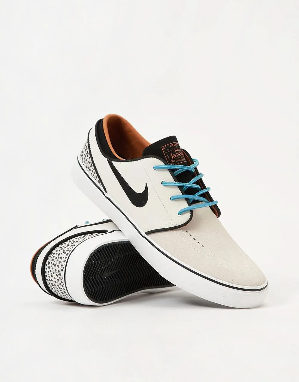 Nike SB 'Safari Electric Pack' Zoom Janoski OG  Skate Shoes - Phantom/Chlorine Blue-Black