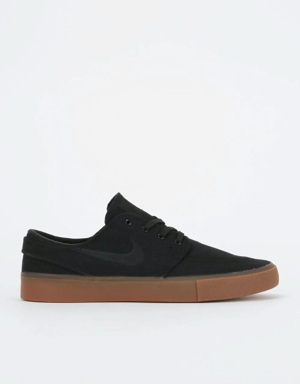 Nike SB Zoom Stefan Janoski Canvas RM Skate Shoes - Black/Black-Gum Li