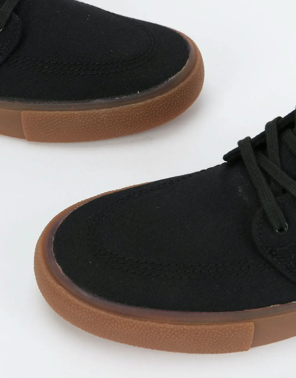 Nike SB Zoom Stefan Janoski Canvas RM Skate Shoes - Black/Black-Gum Li