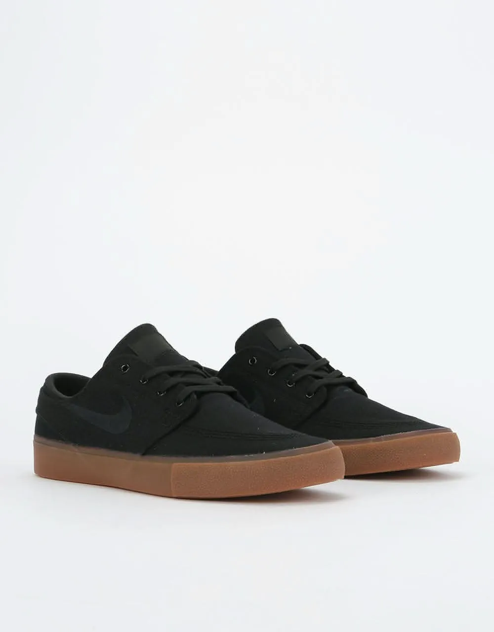 Nike SB Zoom Stefan Janoski Canvas RM Skate Shoes - Black/Black-Gum Li