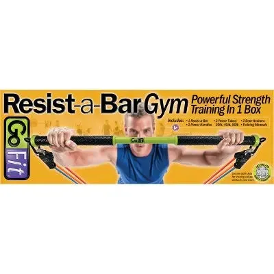 Open Box - GoFit Resist-A-Bar Gym Resistance Band