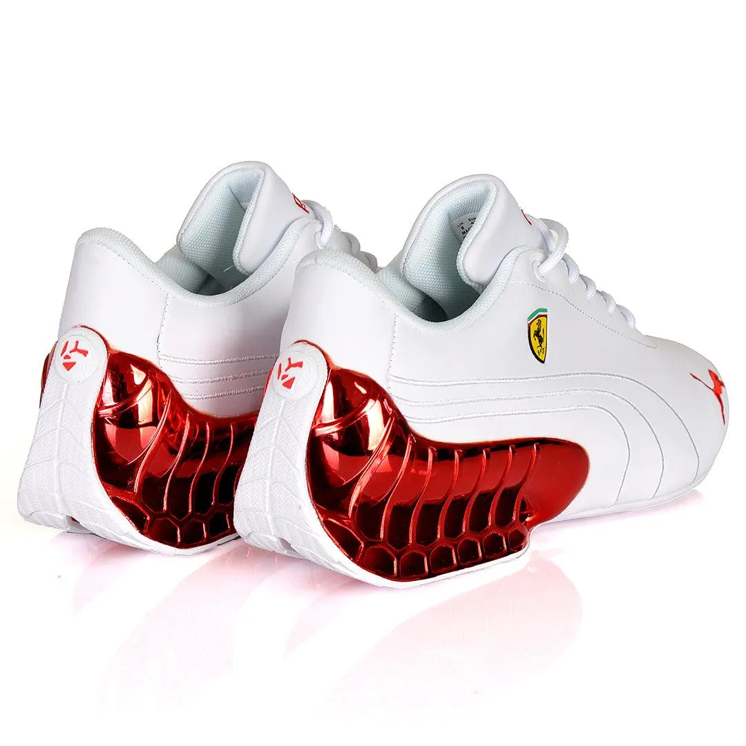 Pm Future Moto Sport GT Red Sole Sneakers- White