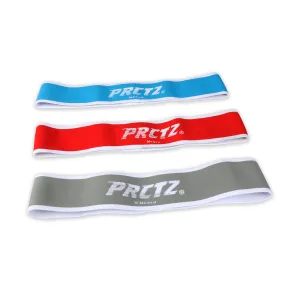 PRCTZ Essential Elastic Fabric Hip/Glute Band 3 Pack