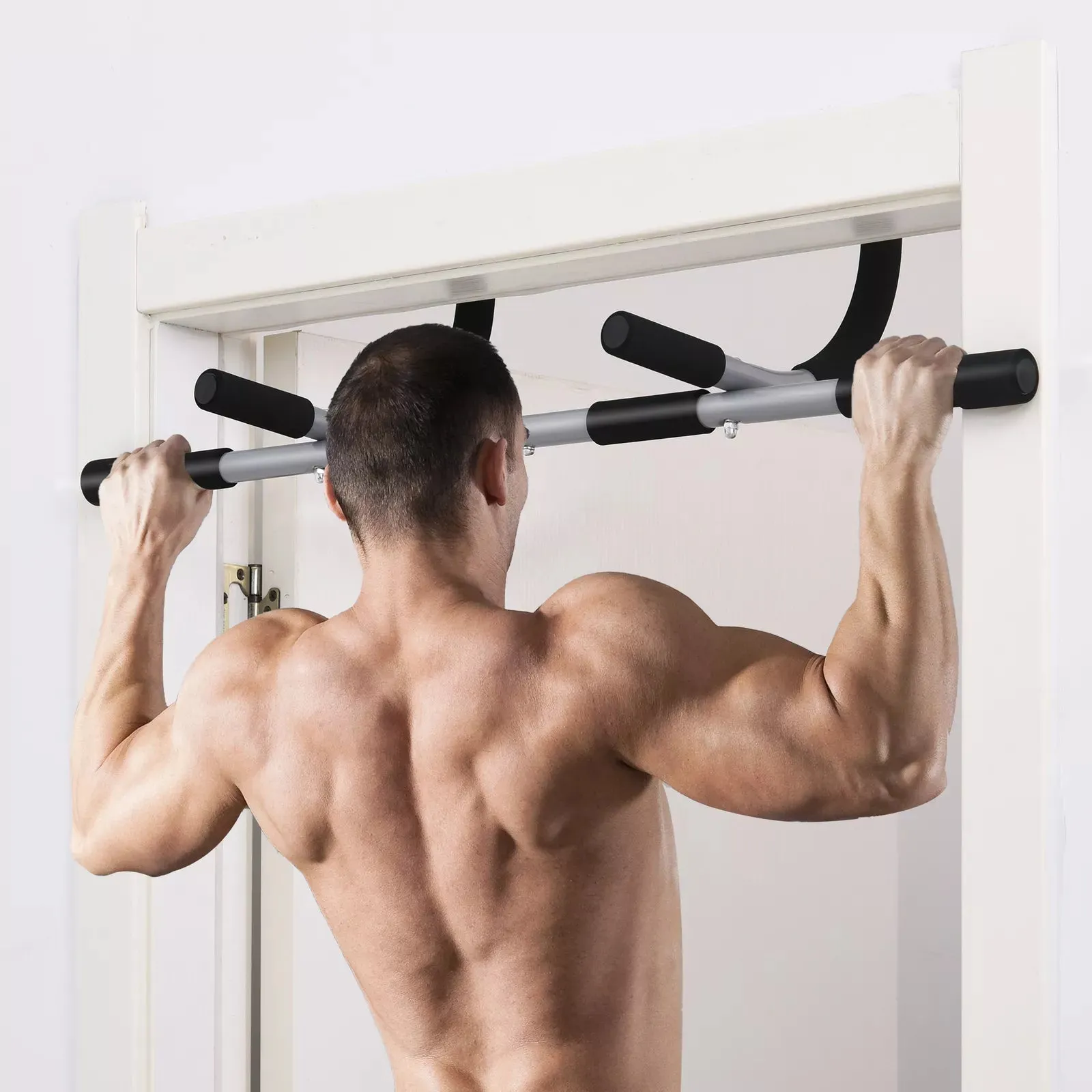 Pull-Up Bar Indoor Home Fitness Doorway Horizontal Bar Gym Upper Body Workout